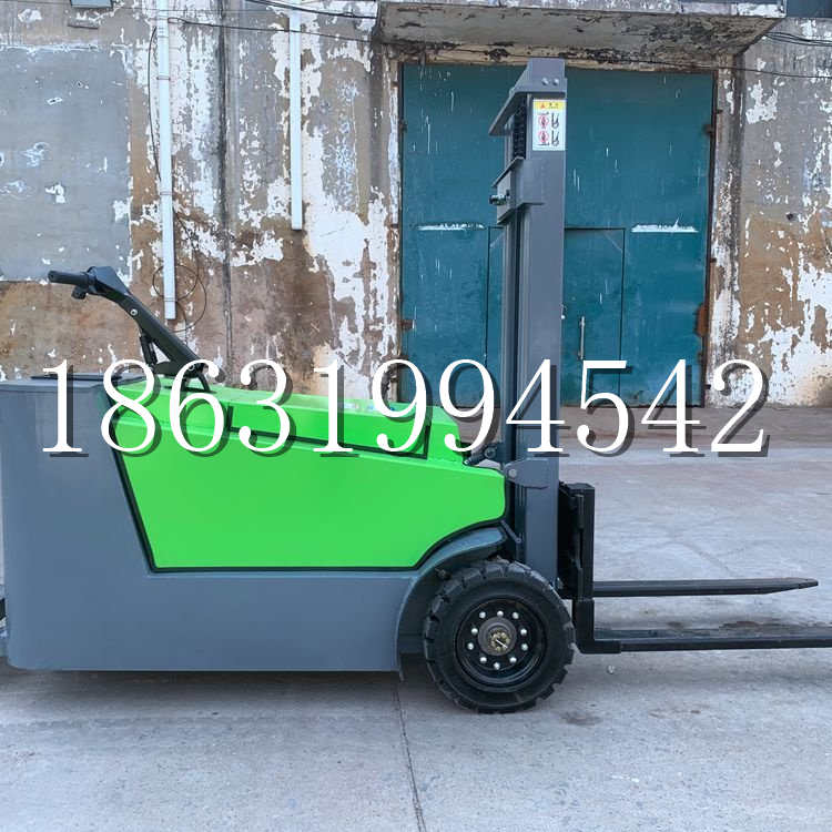 广灵县小型电动叉车1吨2吨步行站驾式电瓶堆高充电装卸车液压升降车铲车